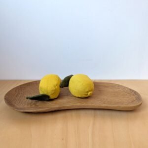 Coupe à fruit en chêne