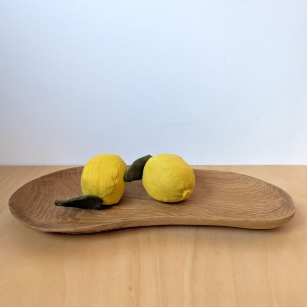 Coupe à fruit en chêne